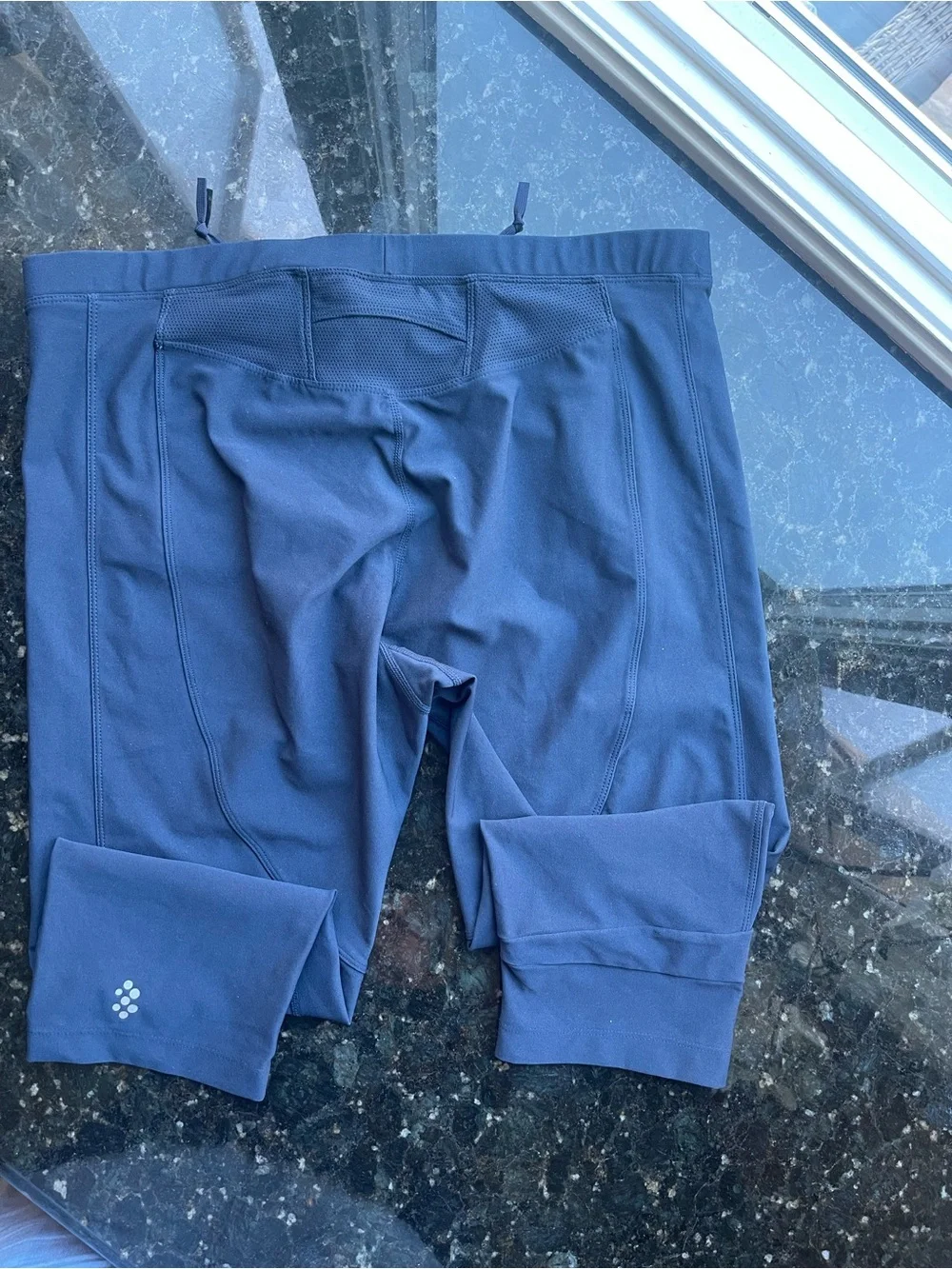 Nike Women's Navy Blue Cropped Track Joggers